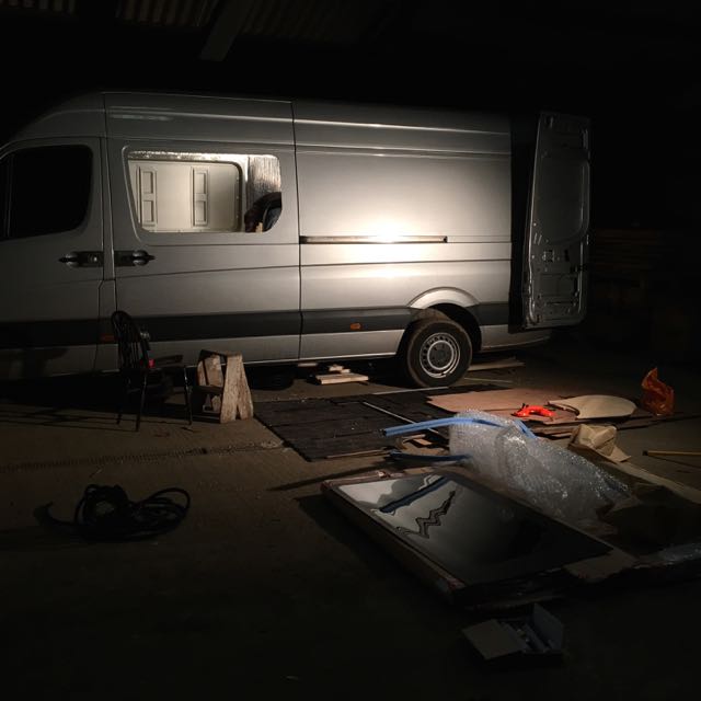 Camper Van Window Install THIS MOVING HOUSE